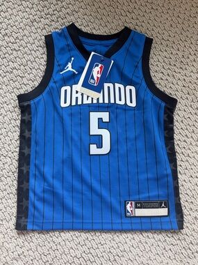 NWT Orlando Magic Replica Jersey #5 Banchero Sz 5/6